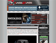 Tablet Screenshot of players4players.com